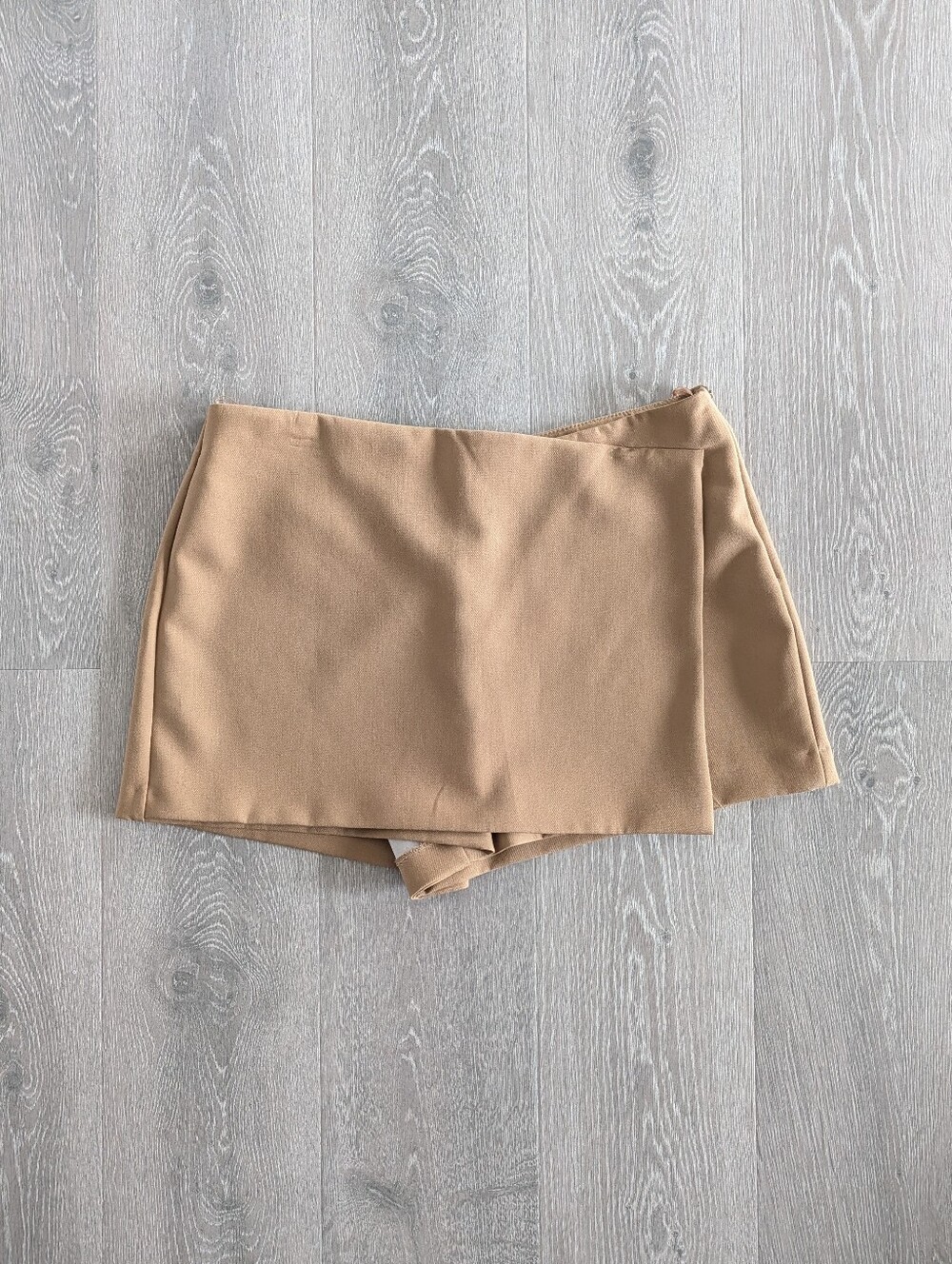 Zara Beige Asymmetrical Skort - XXL